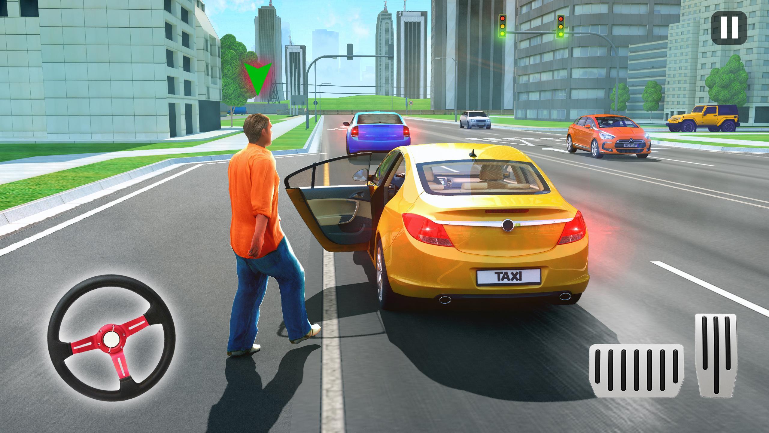 US City Taxi Games - Car Games应用截图第1张