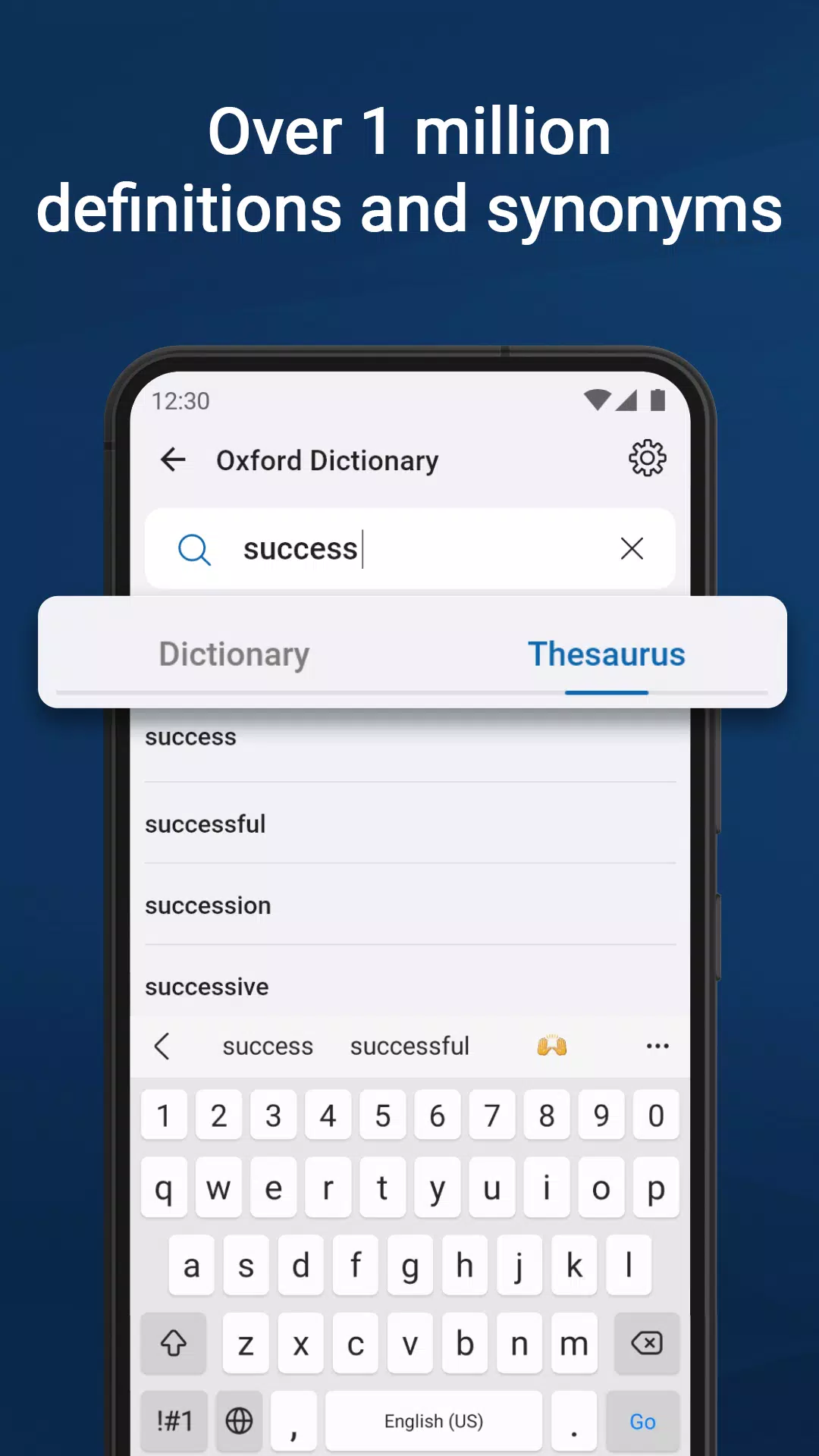 Oxford Dictionary & Thesaurus Schermafbeelding 2