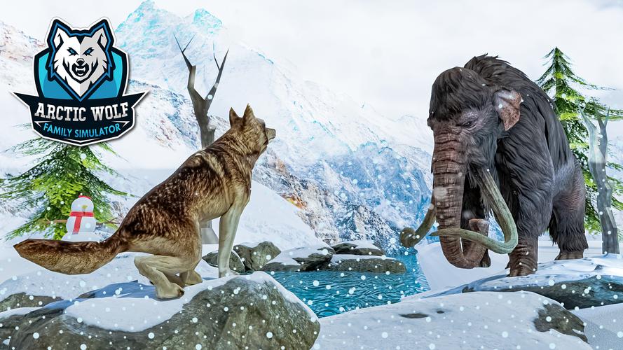 Arctic Wolf Family Simulator 스크린샷 1