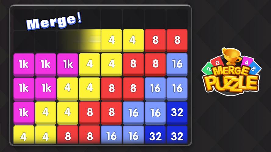 Merge Block - number games Capture d'écran 2