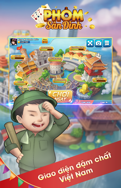 Phỏm Sân Đình - Tá Lả - Tú Lơ Khơ - Phỏm Captura de pantalla 0