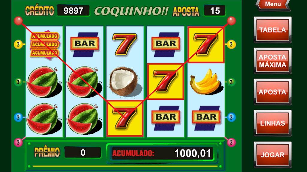 Caça Níquel do Coquinho Schermafbeelding 1