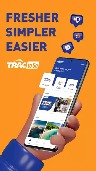 TRACtoGo: Rental Mobil & Bus Capture d'écran 0