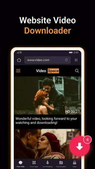 X Video Downloader & Player Скриншот 0