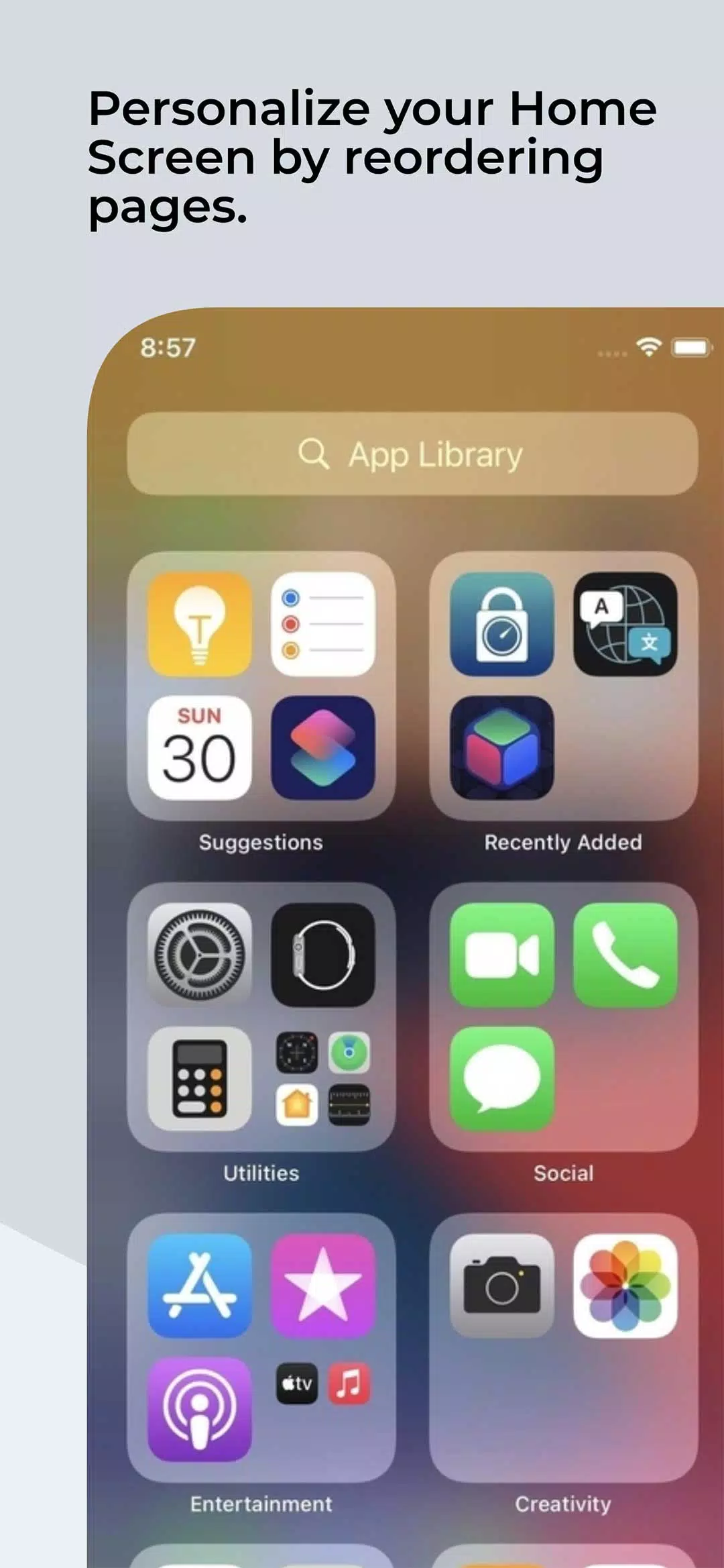Launcher for iOS 스크린샷 3