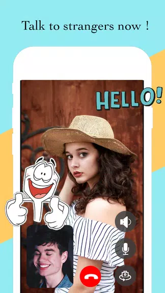 Live call - Stranger video cal Capture d'écran 3