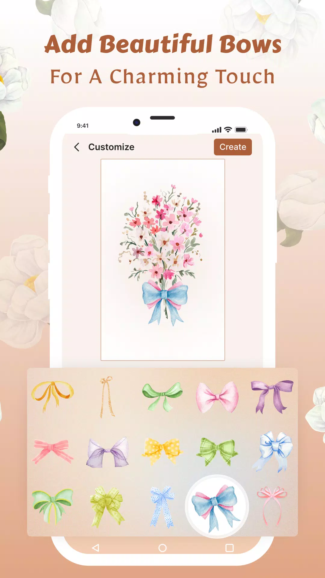 Flower Language Wallpaper DIY Tangkapan skrin 2