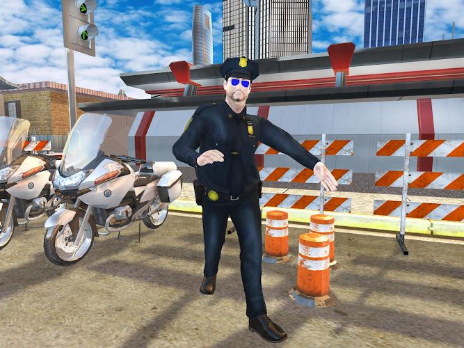 Schermata US Police Bike Chase Game 0