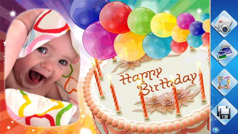 Birthday Frames Ảnh chụp màn hình 3