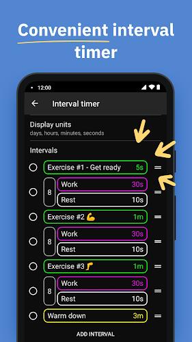 MultiTimer: Multiple timers Tangkapan skrin 3