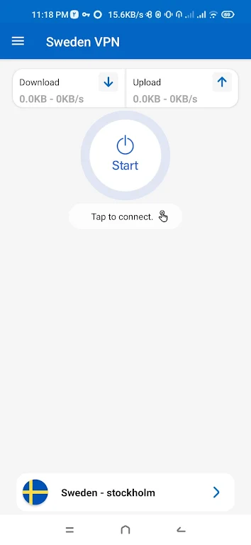 Sweden VPN - Fast & Secure Screenshot 1