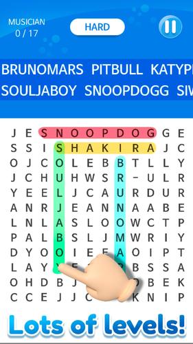 Word Search - Connect letters Captura de tela 2