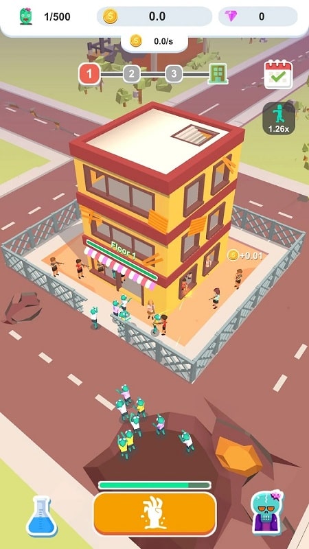 Idle Zombie Army स्क्रीनशॉट 0