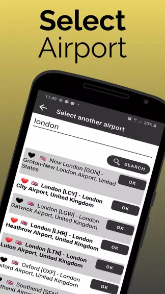 Brussels Airport Flight Info Schermafbeelding 2