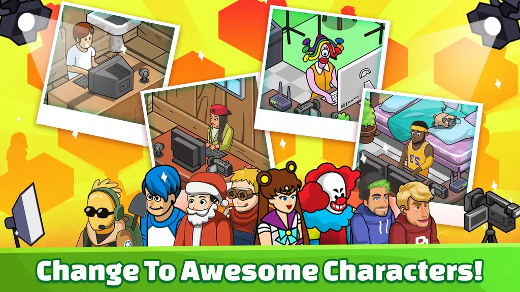 Tube Tycoon - Tubers Simulator ภาพหน้าจอ 2
