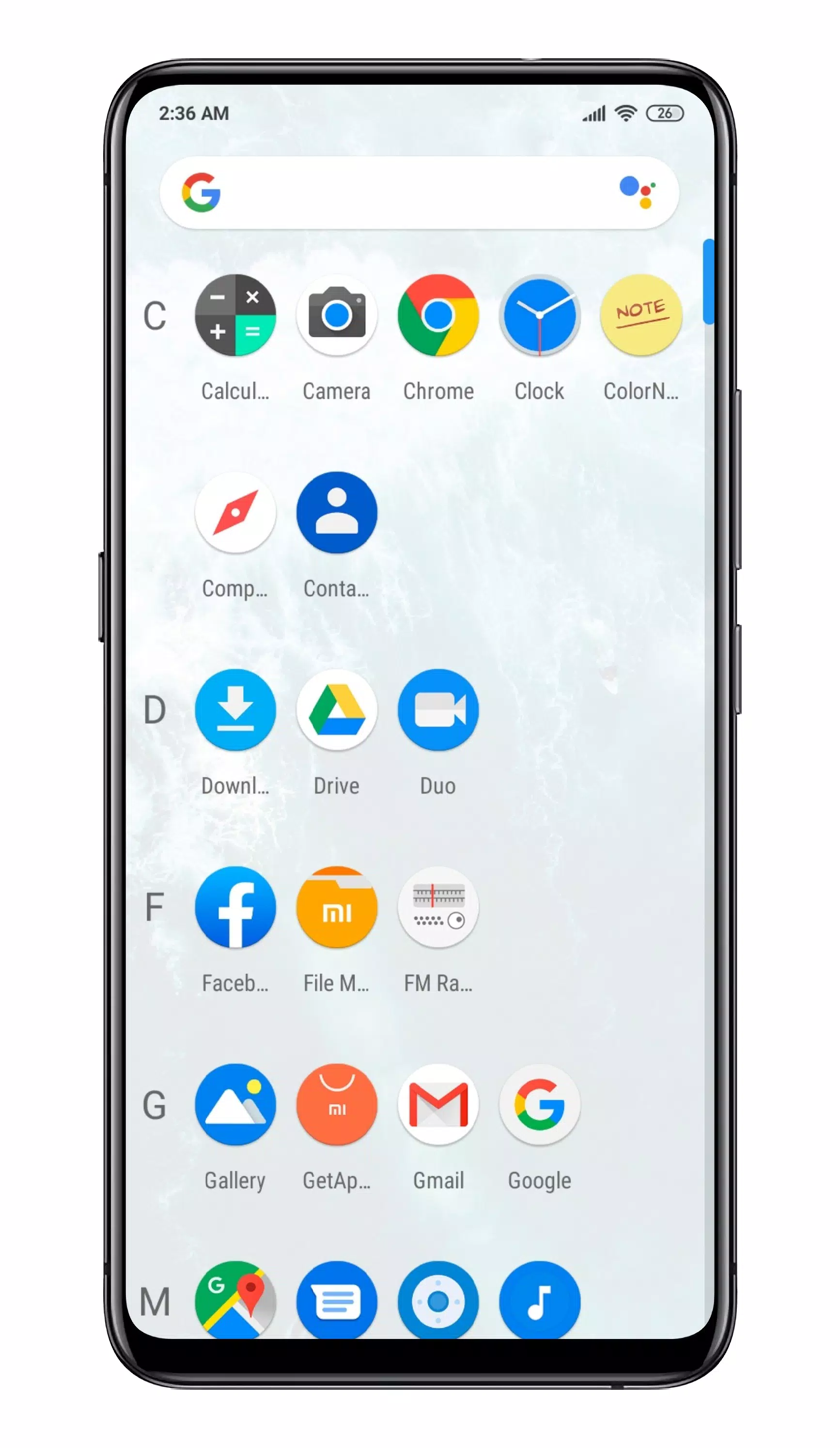 Schermata Pear Launcher 2