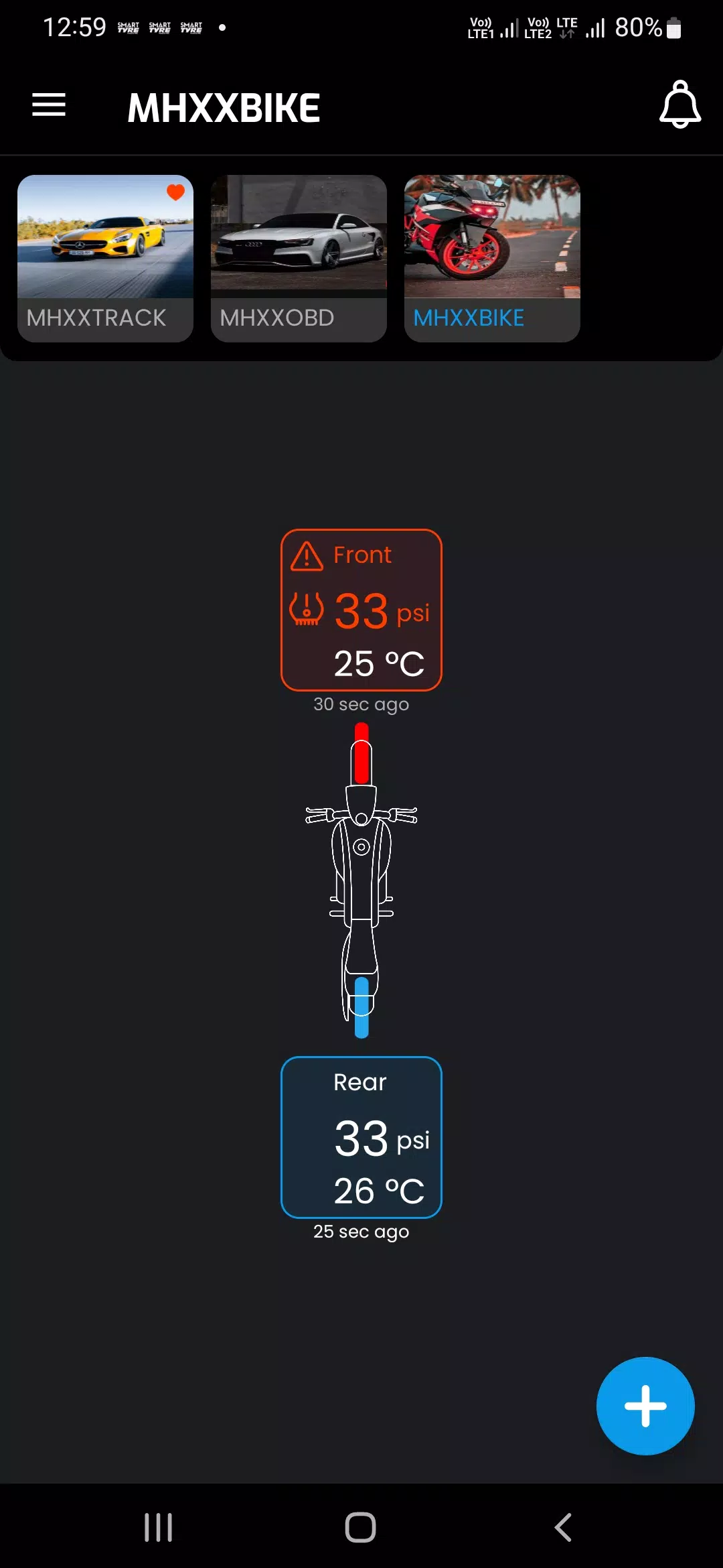 SMART TYRE CAR & BIKE Captura de pantalla 1