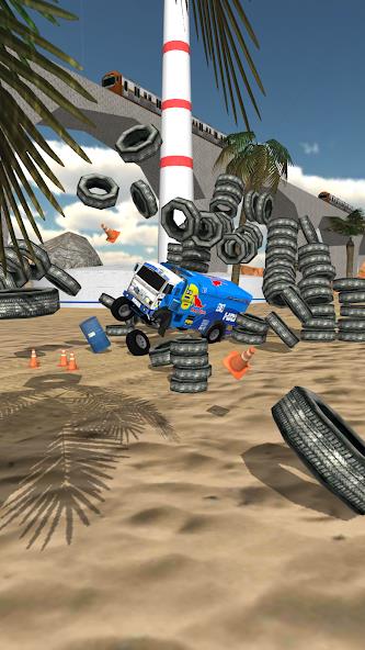 Stunt Truck Jumping Mod Скриншот 2