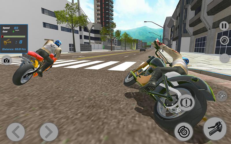 Motorbike Rush Drive Simulator Captura de tela 3