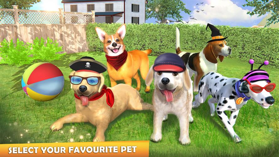 Family Pet Dog Games スクリーンショット 0