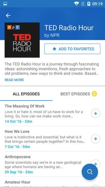 Podcast App ဖန်သားပြင်ဓာတ်ပုံ 2