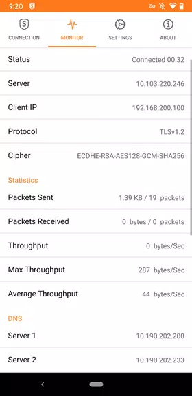 SonicWall Mobile Connect Schermafbeelding 2