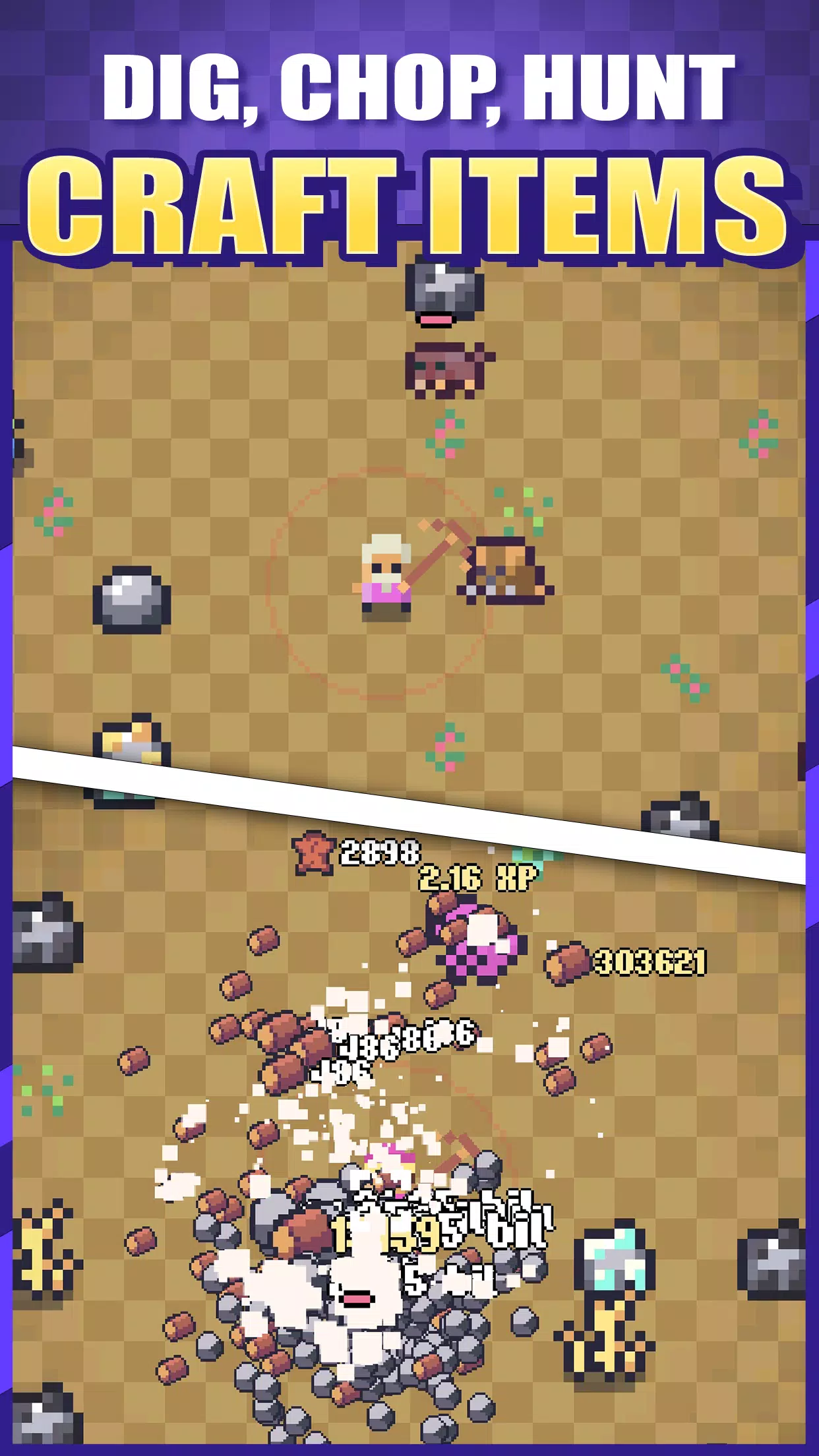 Idle Pocket Crafter 2 Captura de pantalla 1