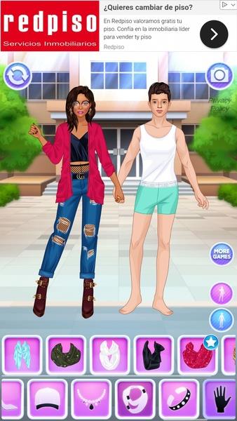 College Girl & Boy Makeover Screenshot 1