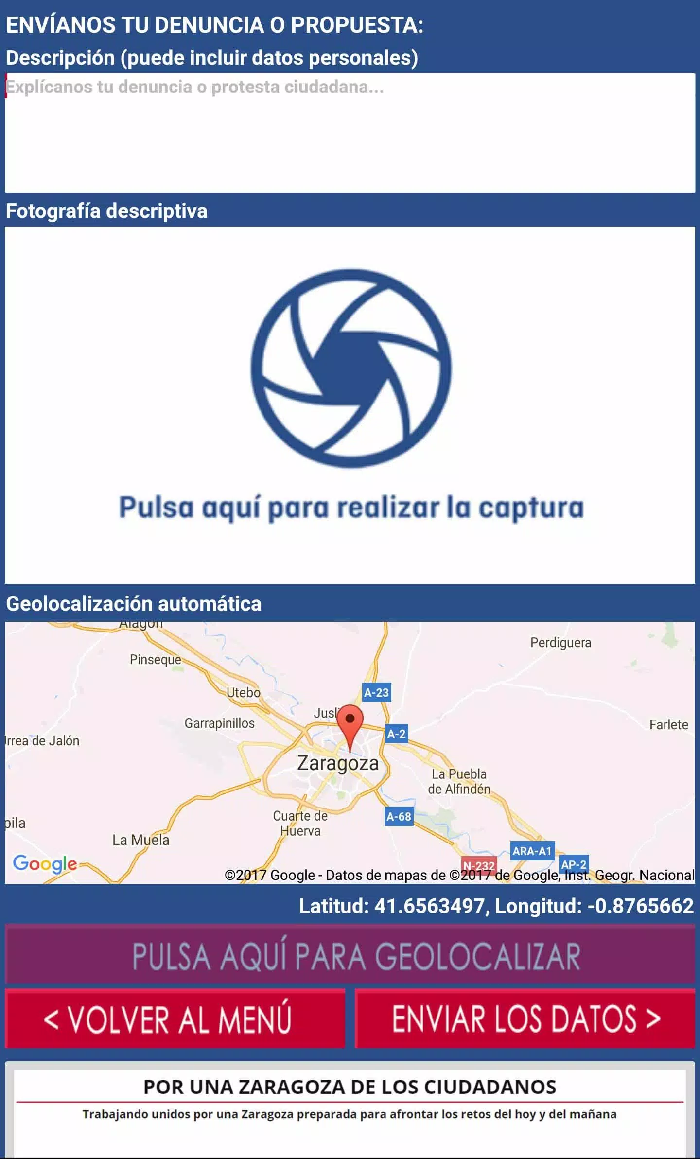 Zaragoza Ciudadana Screenshot 2