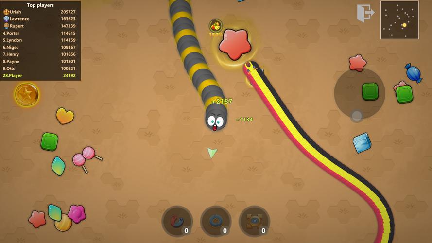 Slinky Snake: Worm.io Game应用截图第3张