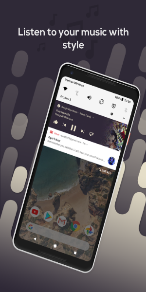 Material Notification Shade Captura de tela 2