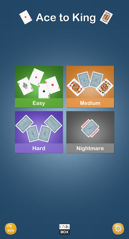 Ace to King - Find Card Games Captura de tela 2