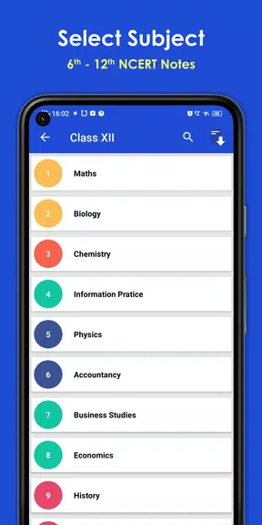 Class 12 to 6 Notes ภาพหน้าจอ 2