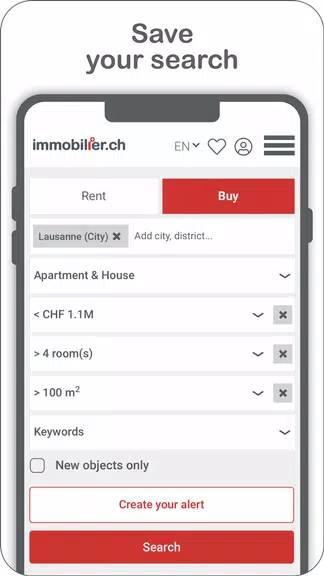immobilier.ch Zrzut ekranu 2