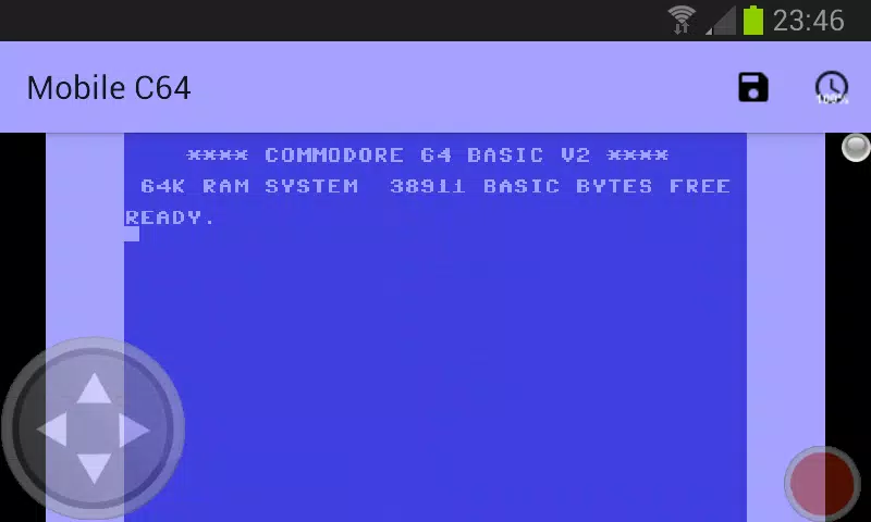 Mobile C64 Captura de pantalla 1