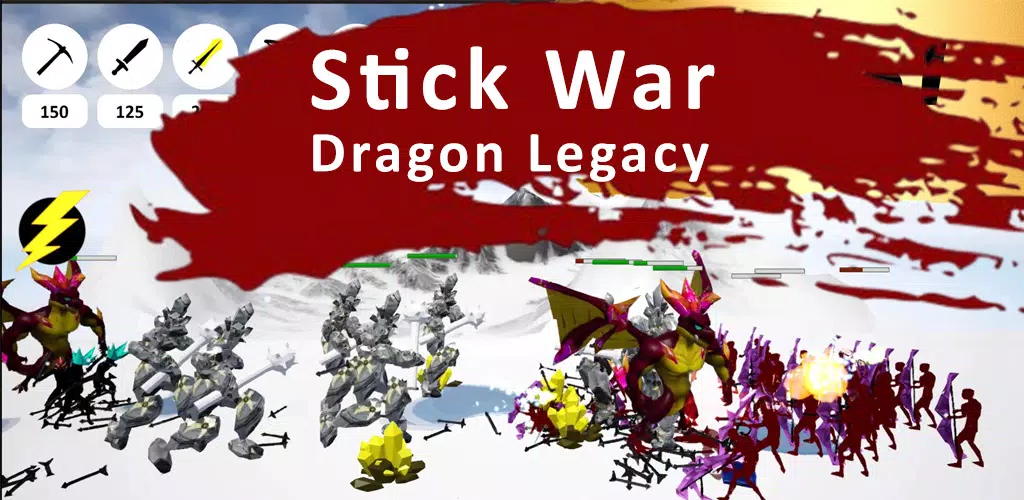 Stick War: Dragon Legacy 3D ဖန်သားပြင်ဓာတ်ပုံ 0