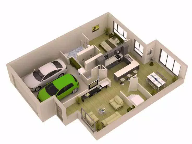 3D small house design 스크린샷 3