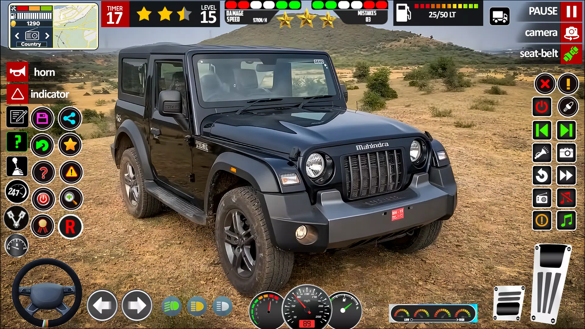 Jeep Driving Game 3d Simulator Captura de tela 3