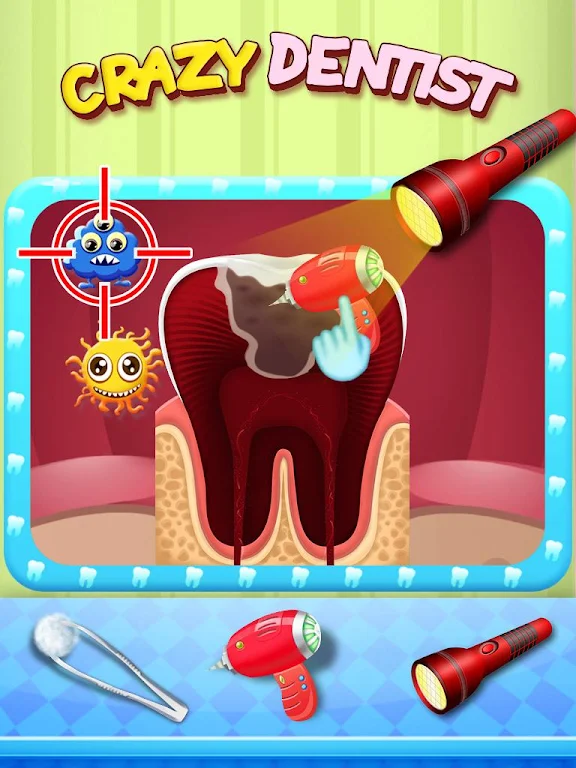 Mouth care doctor dentist game स्क्रीनशॉट 0