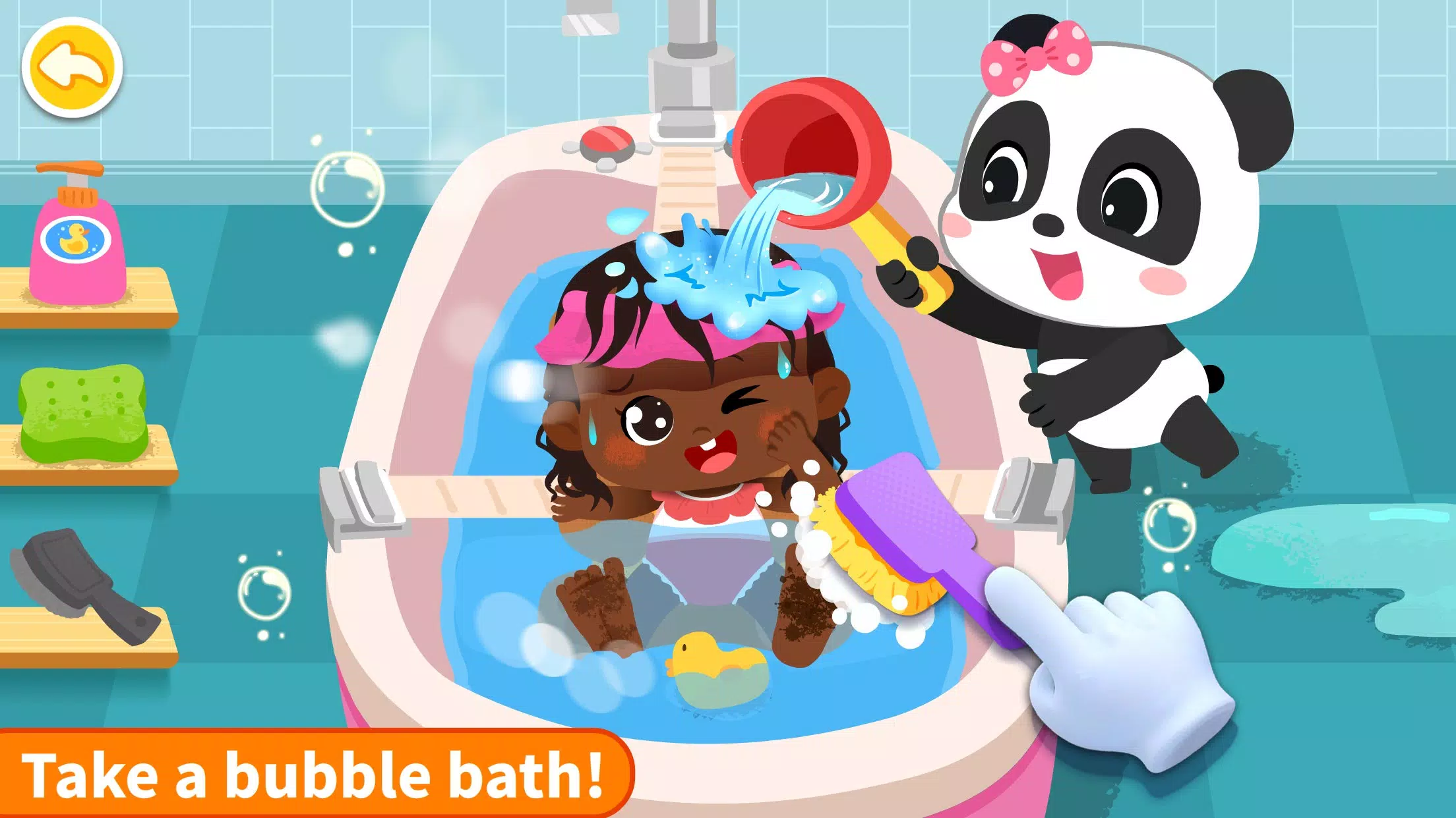 Jogos Panda: Cuide das Bebês Captura de tela 2