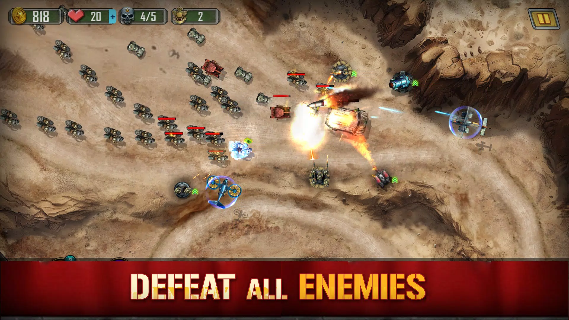 1945 WarGuard: Epic Shooter TD ဖန်သားပြင်ဓာတ်ပုံ 3