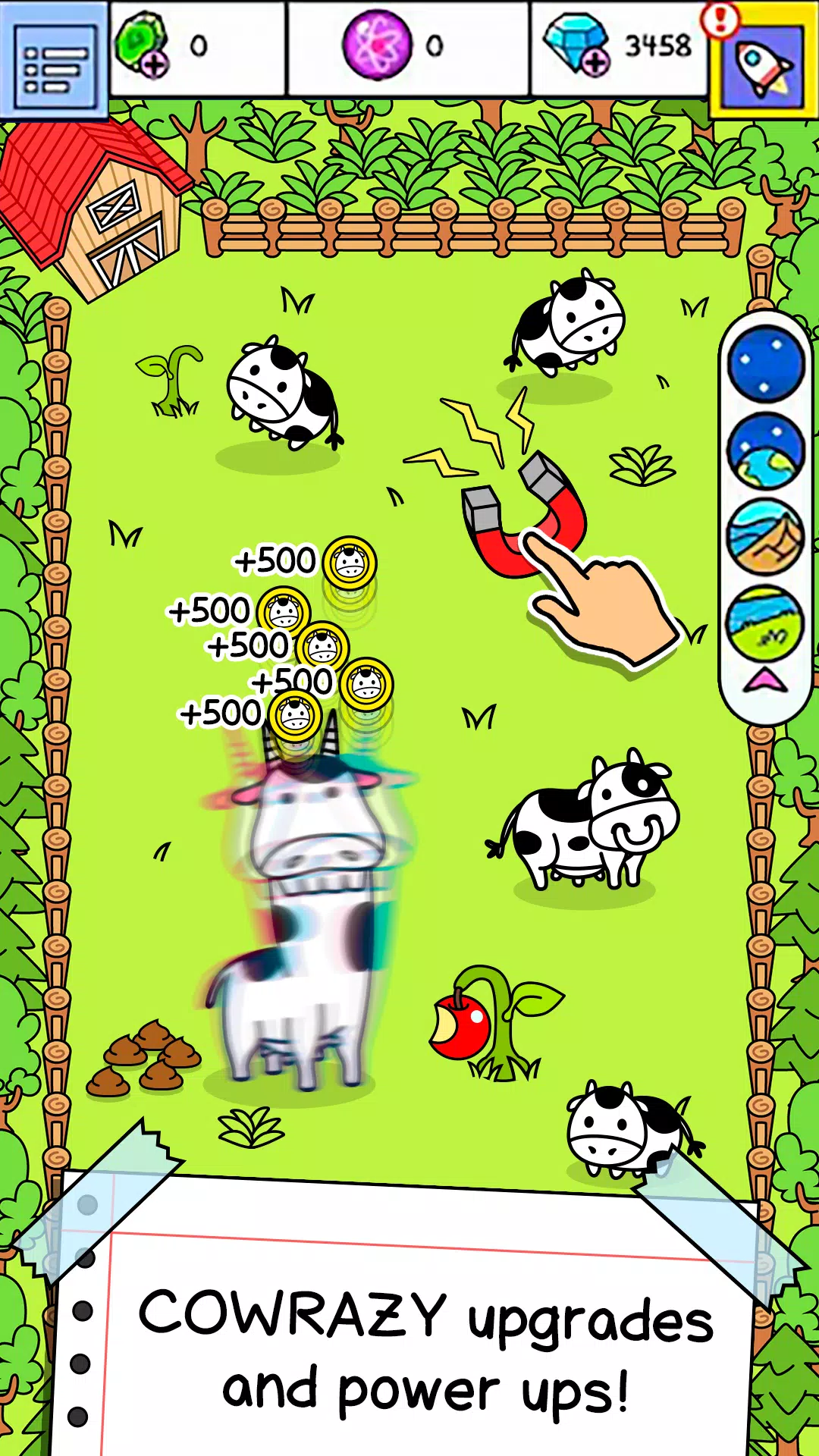 Cow Evolution: Idle Merge Game स्क्रीनशॉट 2