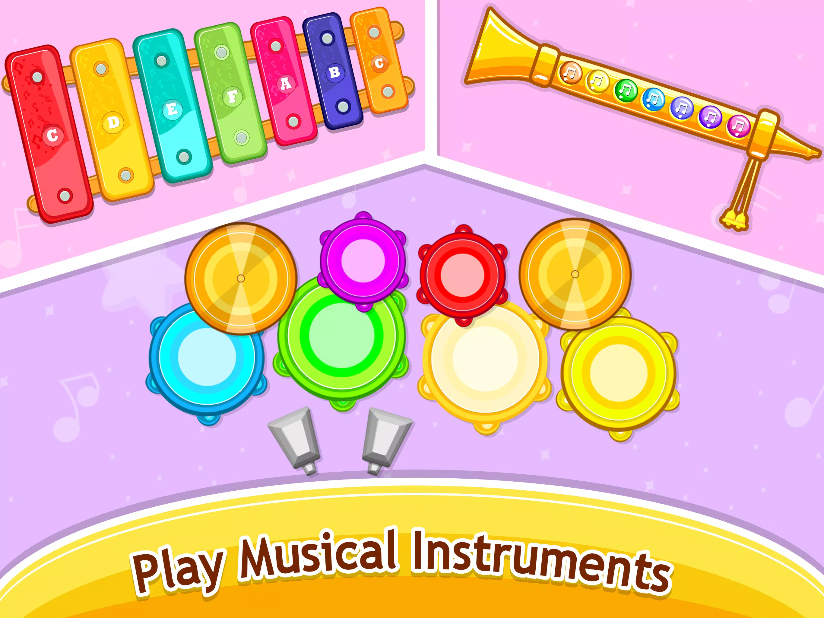 Kids Music piano - games ภาพหน้าจอ 1