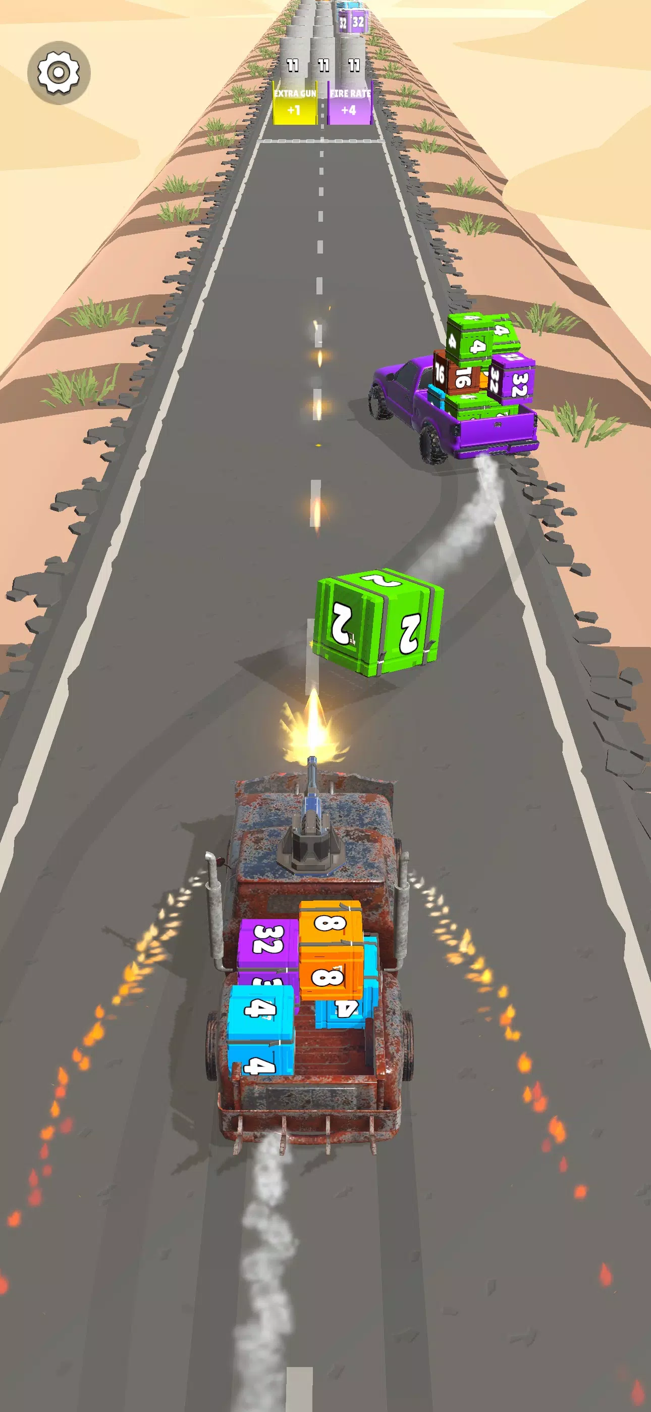 Car Rush 2048 Capture d'écran 3