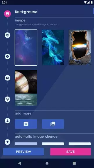 Galaxy Universe Live Wallpaper স্ক্রিনশট 0