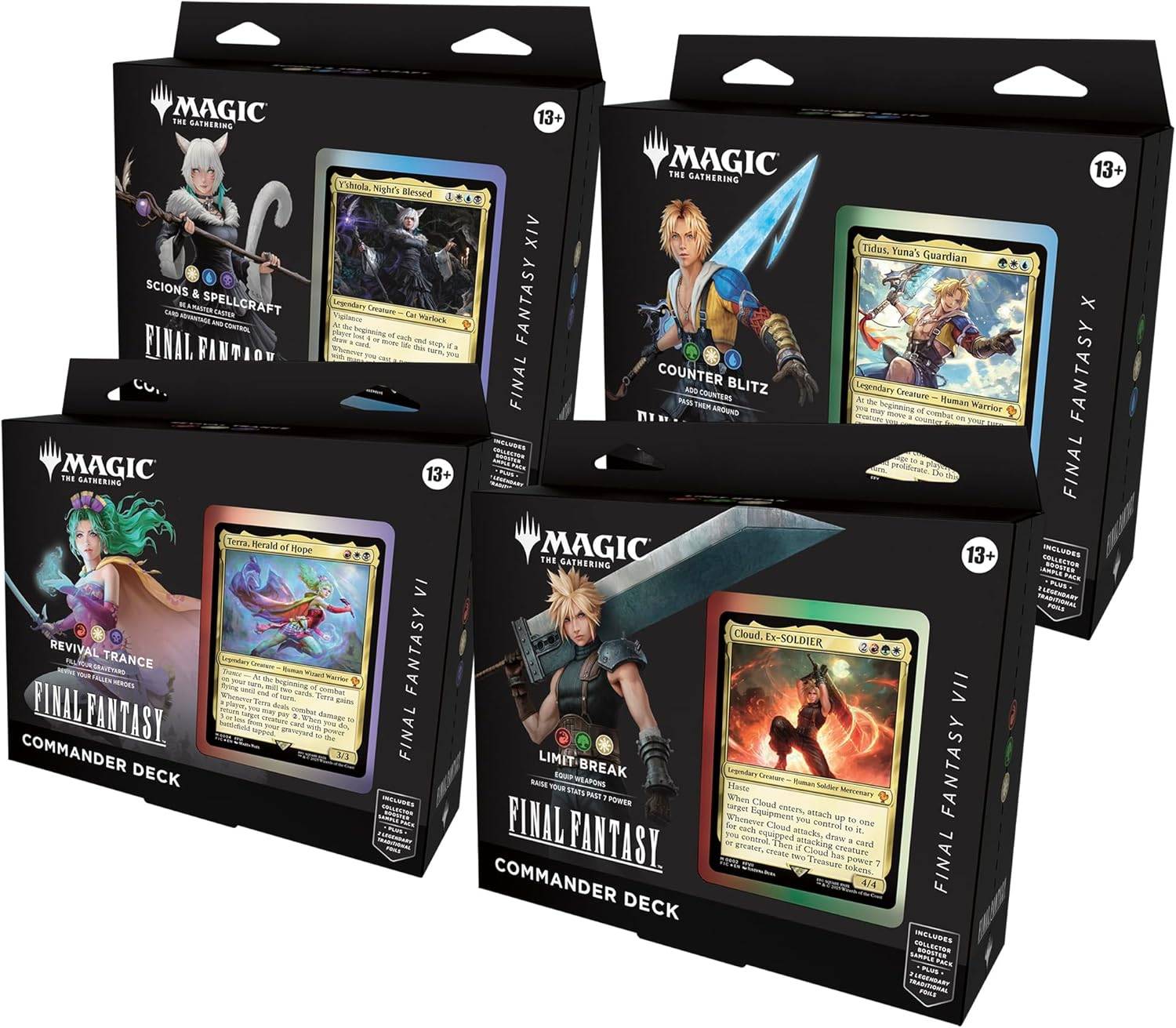 Magic: The Gathering - Final Fantasy Commander Deck Bundle