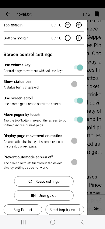 Readbook - Text Viewer Screenshot 2