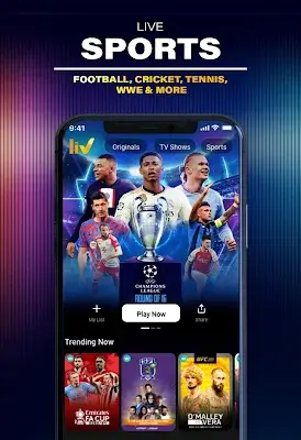 Schermata Sony LIV: Sports & Entmt 3