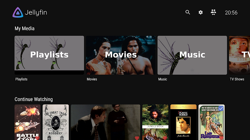 Jellyfin for Android TV Screenshot 0