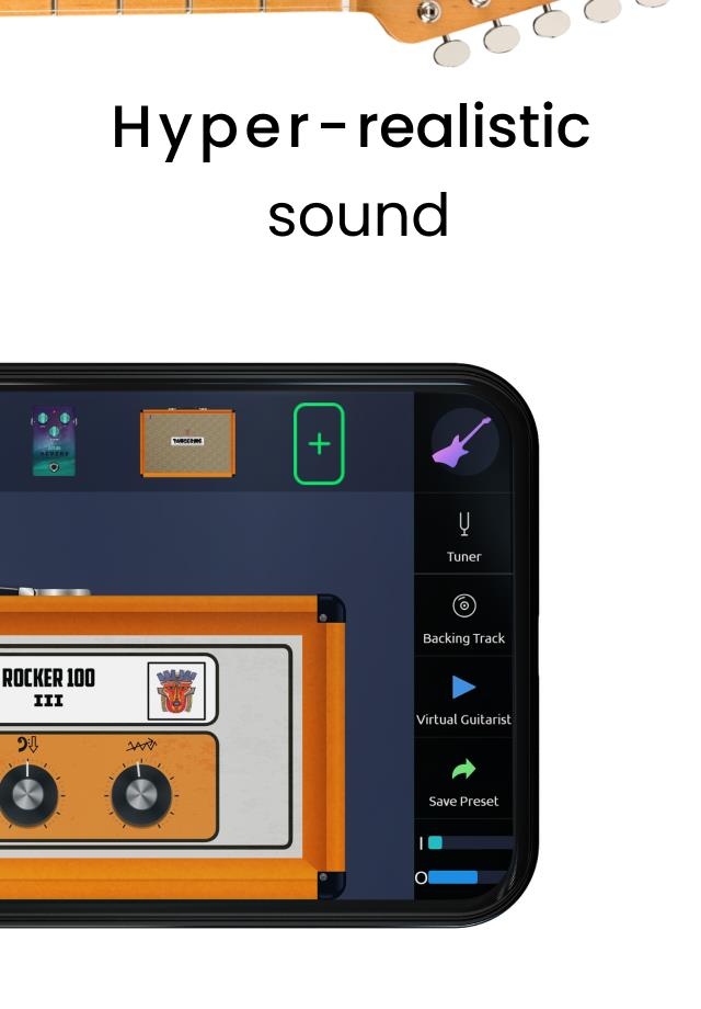 Amp de guitarra y efectos Captura de pantalla 2